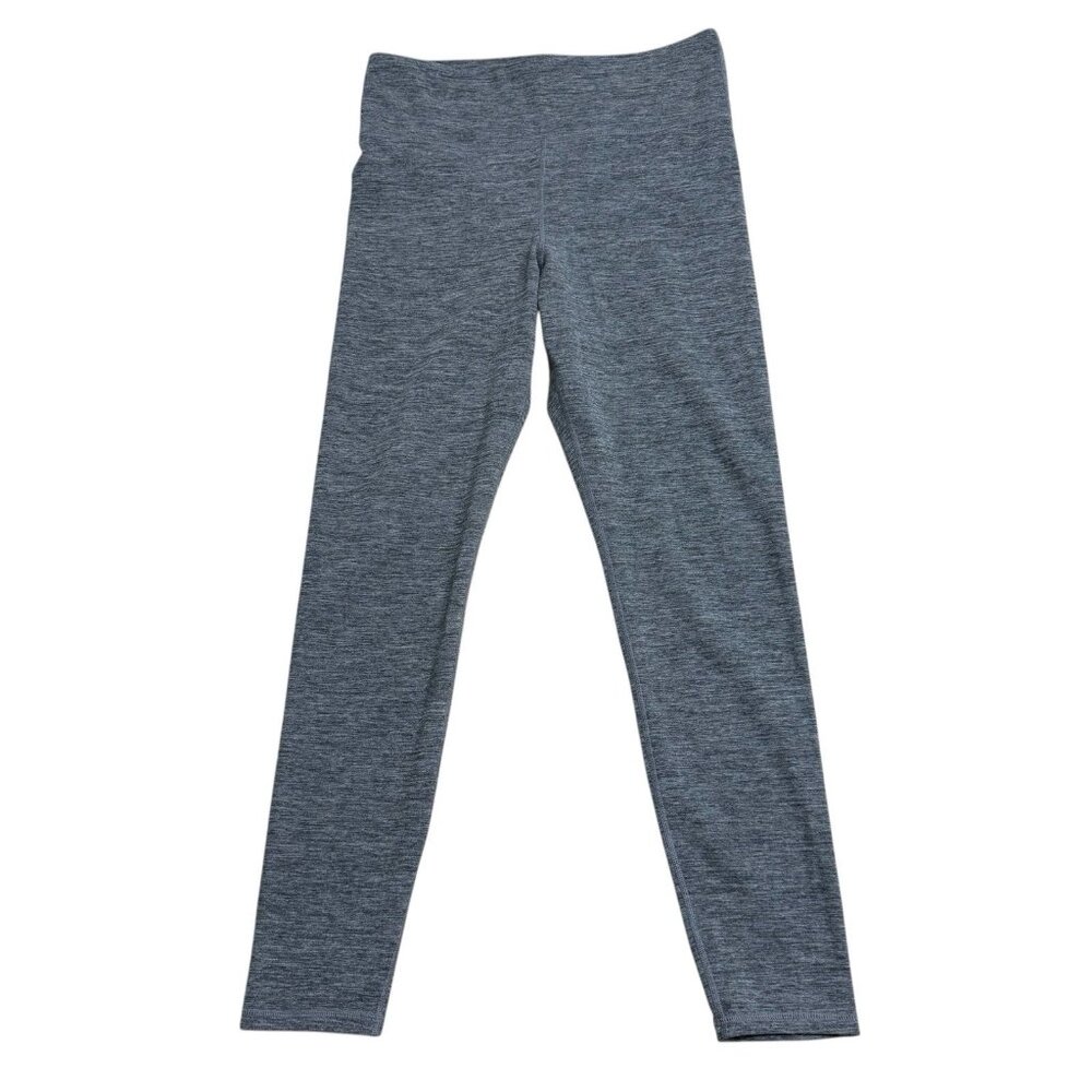 GAPFIT STUDIO SKY HIGH LEGGINGS SIZE M GRAY HEATHERED HIGH RISE STRETCH ATHLETIC